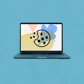 computer showing cookies