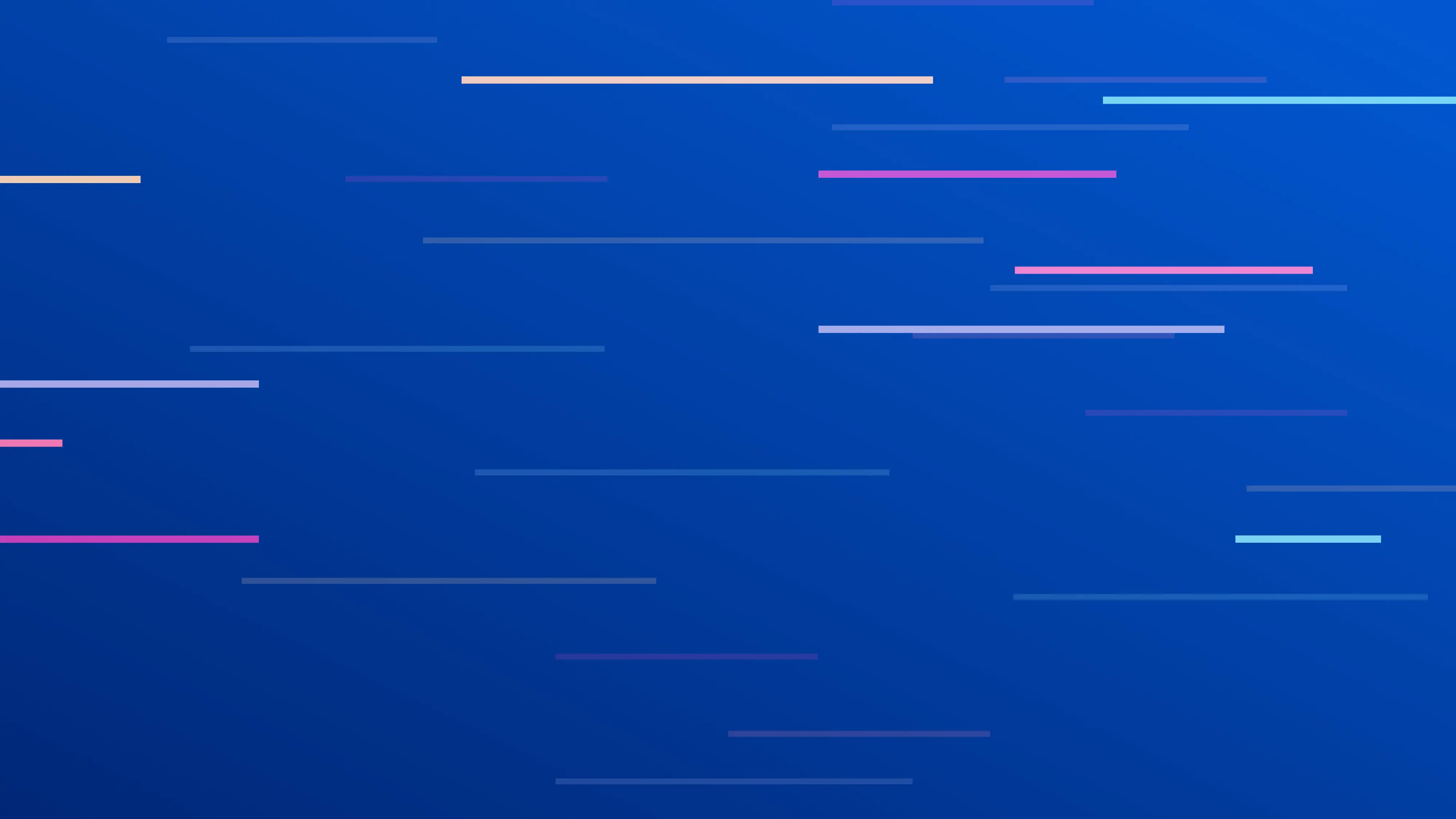 Blue background with various colors for horizontal lines.