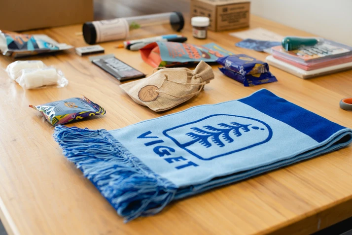 A warm scarf was among the fun gifts that we enjoyed at our winter TTT.