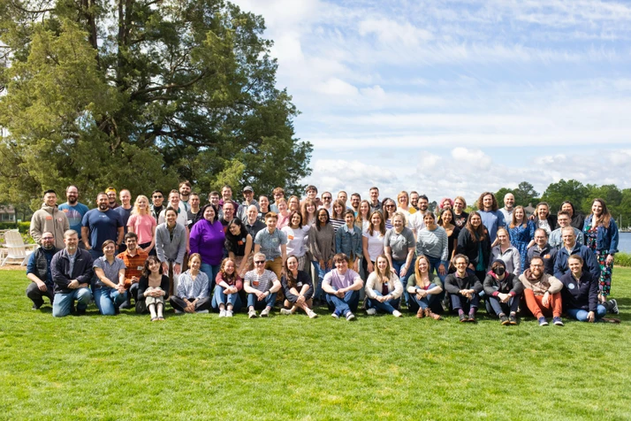 Team photo outdoors