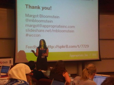 WebContent 2011: Margot Bloomstein