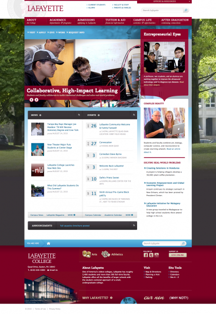 Lafayette College - After Redesign