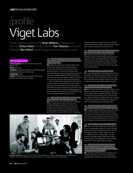 .net magazine viget profile page 1