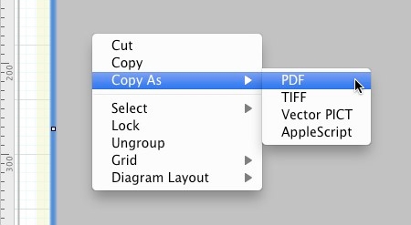 Omnigraffle Copy as PDF