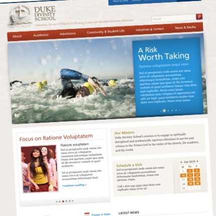Duke Divinity home page comp