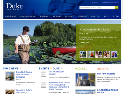 Duke University Home Page