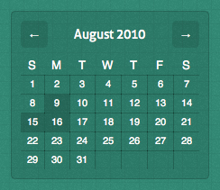 August Calendar