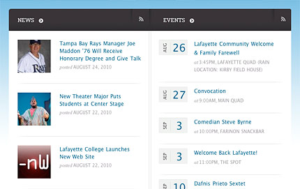 Lafayette College Website