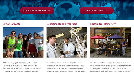 Lafayette College Website