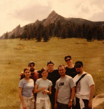 Viget founders and friends in Boulder waaaaay back when