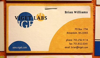 Viget's First Business Card